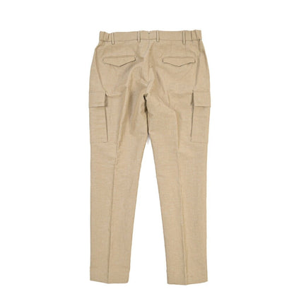 BERWICH “GLOBE CARGO” リネン混コットン カーゴパンツ ベージュ(beige) 50 | GUARDAROBA MILANO OFFICIAL STORE