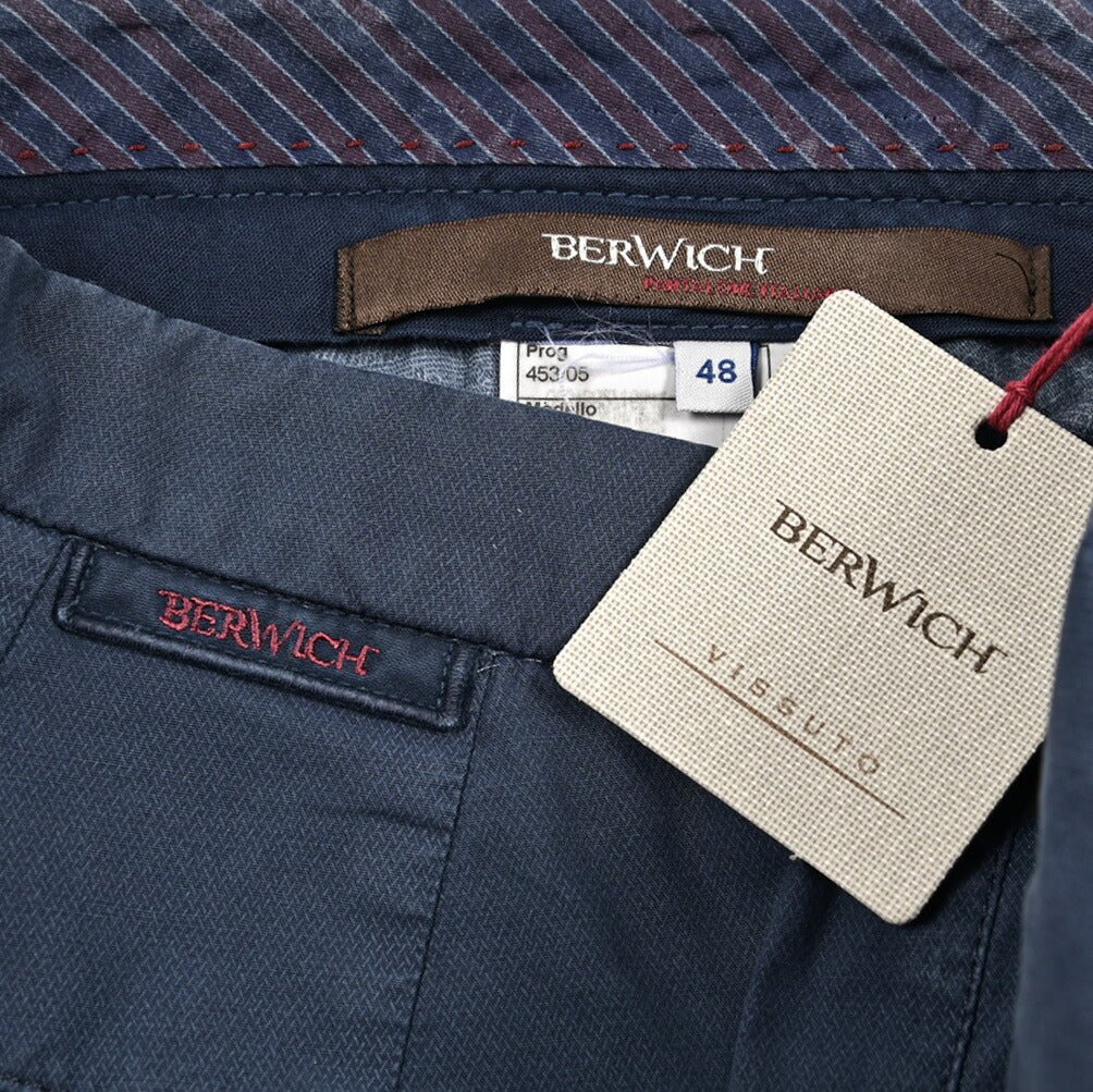 BERWICH "INT FF" ストレッチコットン ノータックスラックス｜432845-46｜GUARDAROBA MILANO OFFICIAL STORE