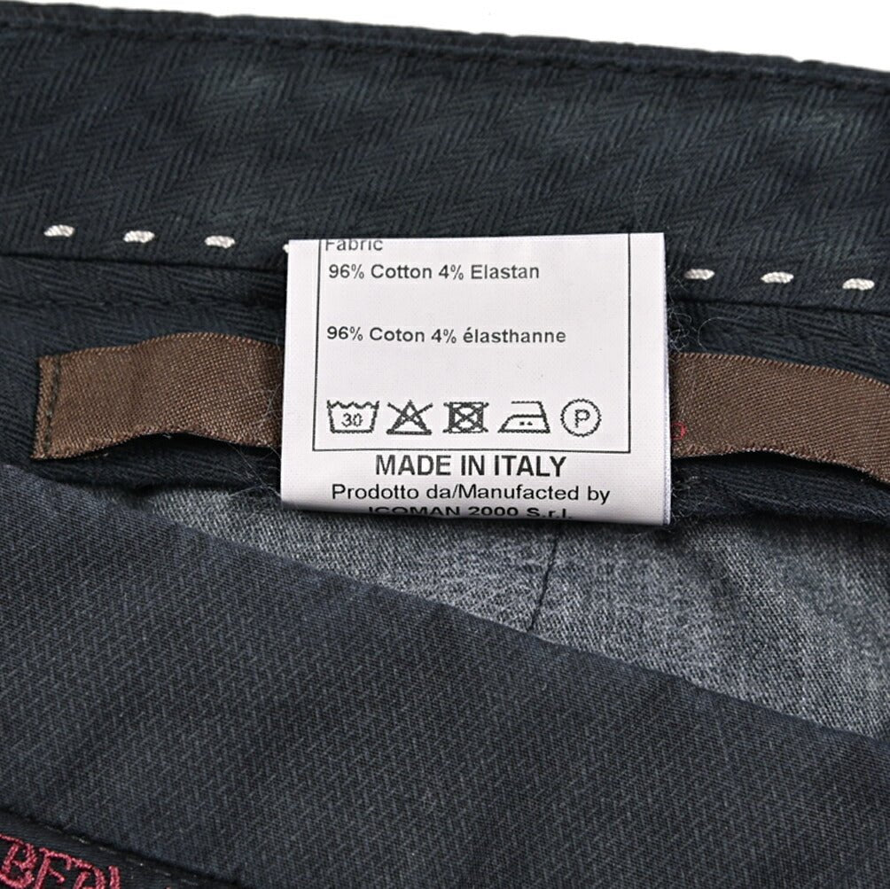 BERWICH "INT FF" ストレッチコットン ノータックスラックス｜432960-48｜GUARDAROBA MILANO OFFICIAL STORE