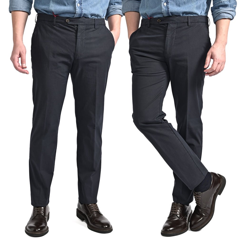 BERWICH "INT FF" ストレッチコットン ノータックスラックス｜432960-48｜GUARDAROBA MILANO OFFICIAL STORE