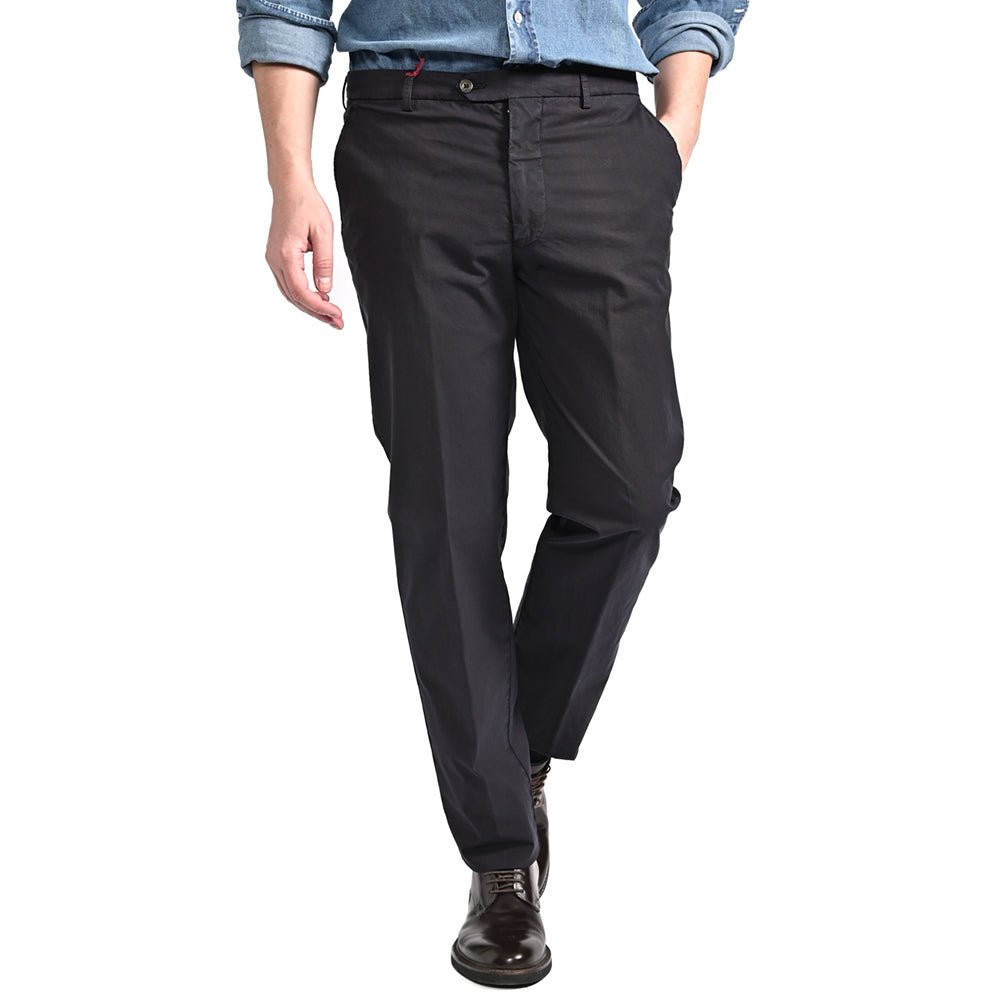 BERWICH "INT FF" ストレッチコットン ノータックスラックス｜433009-46｜GUARDAROBA MILANO OFFICIAL STORE