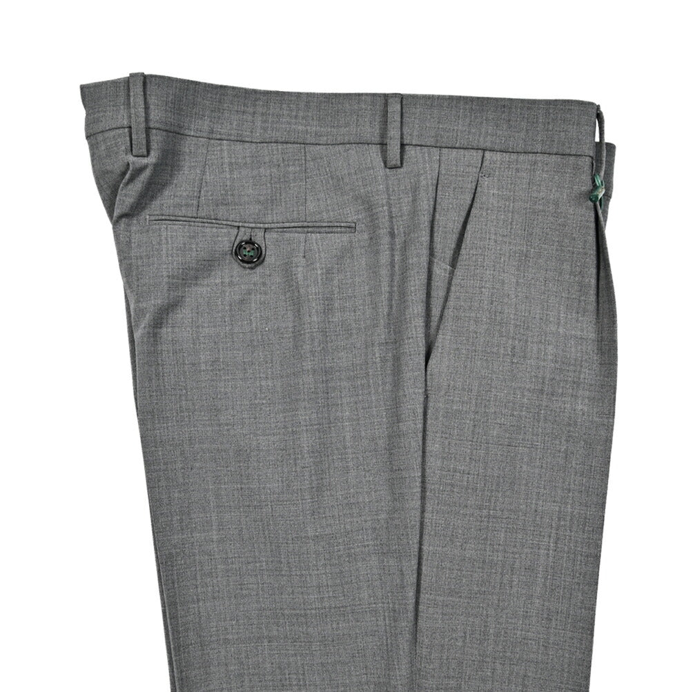 BERWICH "J MORELLO 1P" ストレッチウール ワンタックスラックス｜425008 - 42｜GUARDAROBA MILANO OFFICIAL STORE