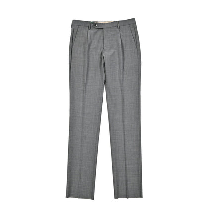 BERWICH "J MORELLO 1P" ストレッチウール ワンタックスラックス｜425008 - 42｜GUARDAROBA MILANO OFFICIAL STORE
