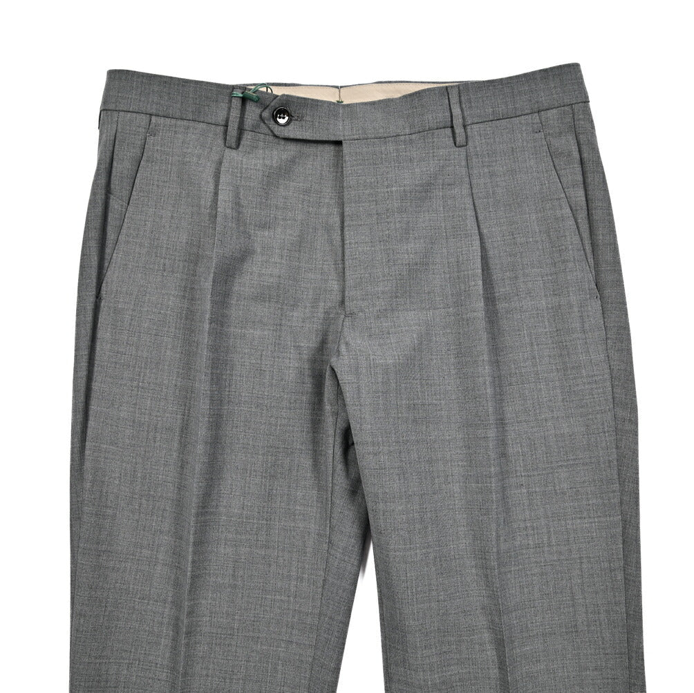 BERWICH "J MORELLO 1P" ストレッチウール ワンタックスラックス｜425008 - 42｜GUARDAROBA MILANO OFFICIAL STORE