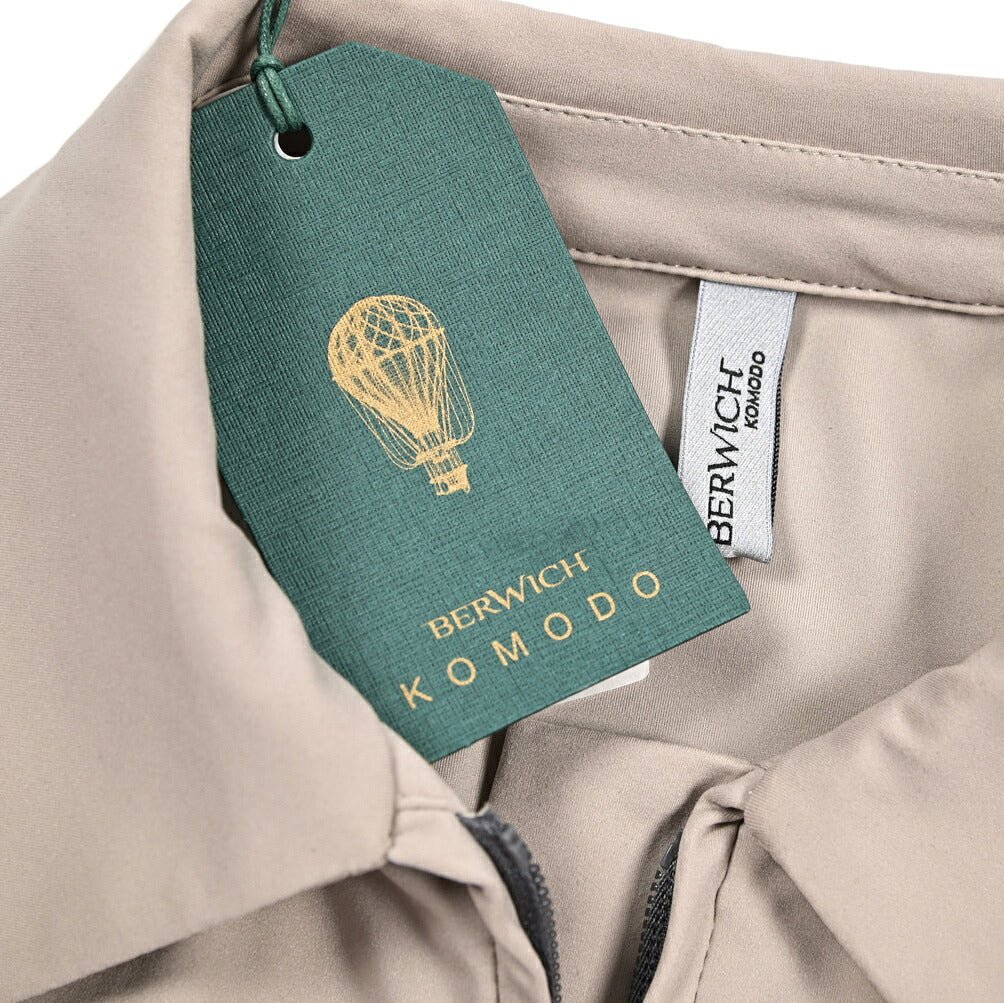 BERWICH "JMIDDLE MAN" 軽量ストレッチナイロン ジップアップブルゾン｜432623-44｜GUARDAROBA MILANO OFFICIAL STORE