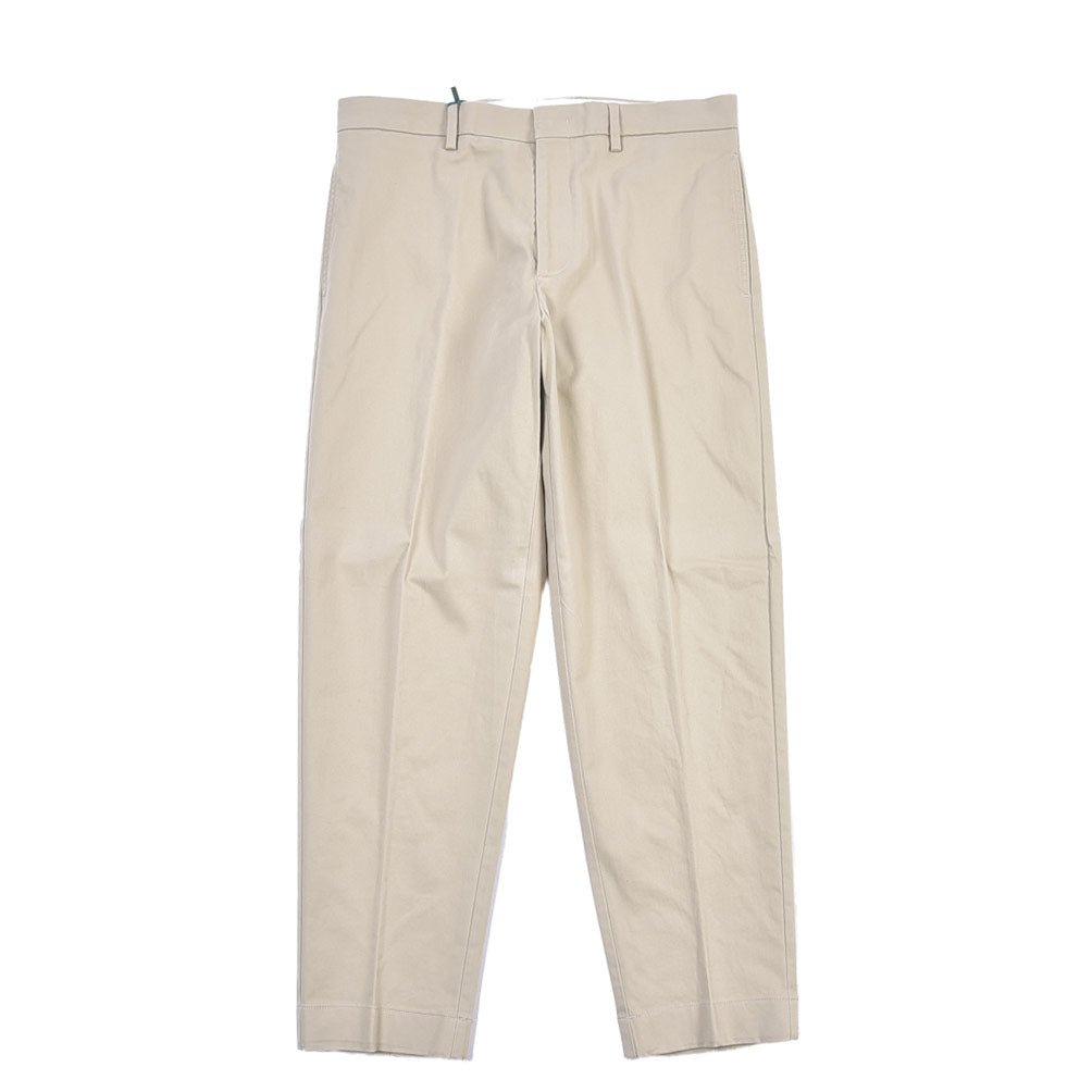 BERWICH “LUCANO CROP” ストレッチコットン ノータックチノパンツ ベージュ(beige) 46 | GUARDAROBA MILANO OFFICIAL STORE