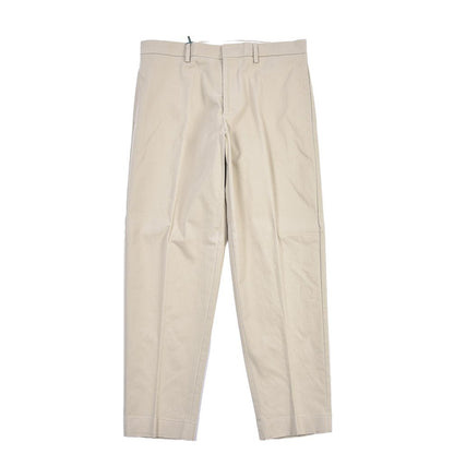BERWICH “LUCANO CROP” ストレッチコットン ノータックチノパンツ ベージュ(beige) 46 | GUARDAROBA MILANO OFFICIAL STORE
