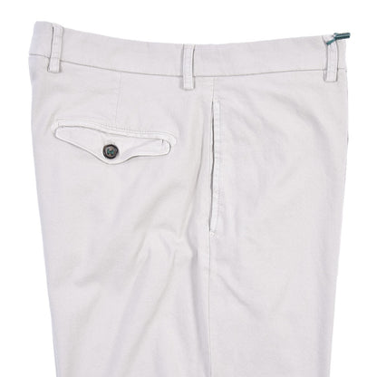 BERWICH “LUCANO CROP” リヨセル混コットン ノータックパンツ ライトグレー(pomice008) 46 | GUARDAROBA MILANO OFFICIAL STORE