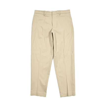 BERWICH “LUCANO CROP” ストレッチコットンチノ ノータックパンツ ベージュ(beige) 46 | GUARDAROBA MILANO OFFICIAL STORE