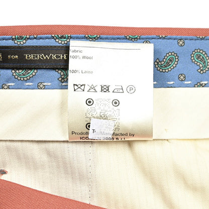 BERWICH LUCANO LONG ウール100% ノータックスラックス｜422110 - 46｜GUARDAROBA MILANO OFFICIAL STORE
