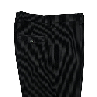 BERWICH “LUCANO LONG” コットン混 中畝コーデュロイワイドパンツ ブラック(black) 46 | GUARDAROBA MILANO OFFICIAL STORE
