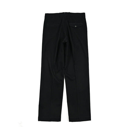 BERWICH “LUCANO LONG” コットン混 中畝コーデュロイワイドパンツ ブラック(black) 46 | GUARDAROBA MILANO OFFICIAL STORE