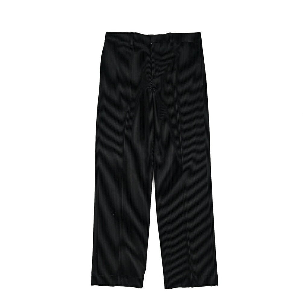 BERWICH “LUCANO LONG” コットン混 中畝コーデュロイワイドパンツ ブラック(black) 46 | GUARDAROBA MILANO OFFICIAL STORE