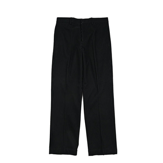 BERWICH “LUCANO LONG” コットン混 中畝コーデュロイワイドパンツ ブラック(black) 46 | GUARDAROBA MILANO OFFICIAL STORE