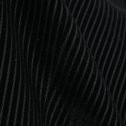BERWICH “LUCANO LONG” コットン混 中畝コーデュロイワイドパンツ ブラック(black) 46 | GUARDAROBA MILANO OFFICIAL STORE