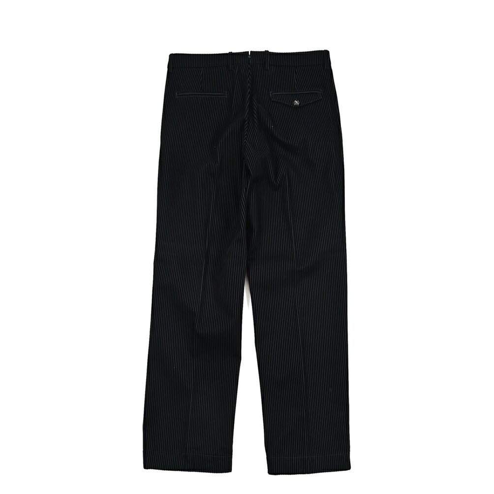 BERWICH “LUCANO LONG” コットン混 中畝コーデュロイワイドパンツ ネイビー(navy) 46 | GUARDAROBA MILANO OFFICIAL STORE