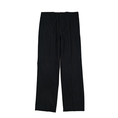 BERWICH “LUCANO LONG” コットン混 中畝コーデュロイワイドパンツ ネイビー(navy) 46 | GUARDAROBA MILANO OFFICIAL STORE