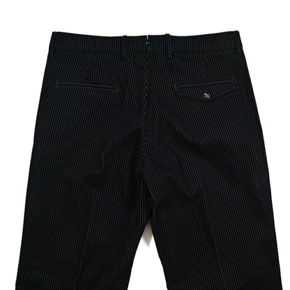 BERWICH “LUCANO LONG” コットン混 中畝コーデュロイワイドパンツ ネイビー(navy) 46 | GUARDAROBA MILANO OFFICIAL STORE
