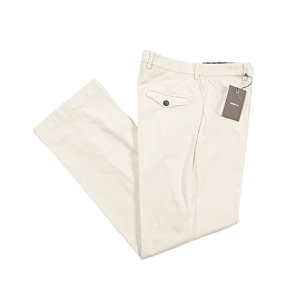 BERWICH “LUCANO LONG” リヨセル混コットン ワイドスラックス オフホワイト(latte802) 46 | GUARDAROBA MILANO OFFICIAL STORE