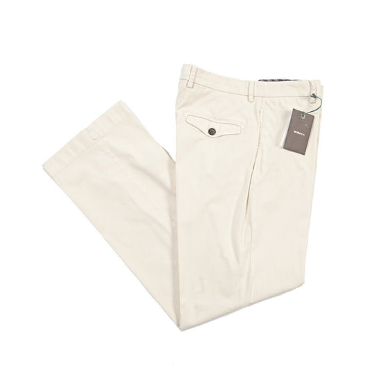 BERWICH “LUCANO LONG” リヨセル混コットン ワイドスラックス オフホワイト(latte802) 46 | GUARDAROBA MILANO OFFICIAL STORE