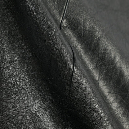 BERWICH “LUCANO LONG” エコレザー ワイドパンツ ブラック(black) 46 | GUARDAROBA MILANO OFFICIAL STORE