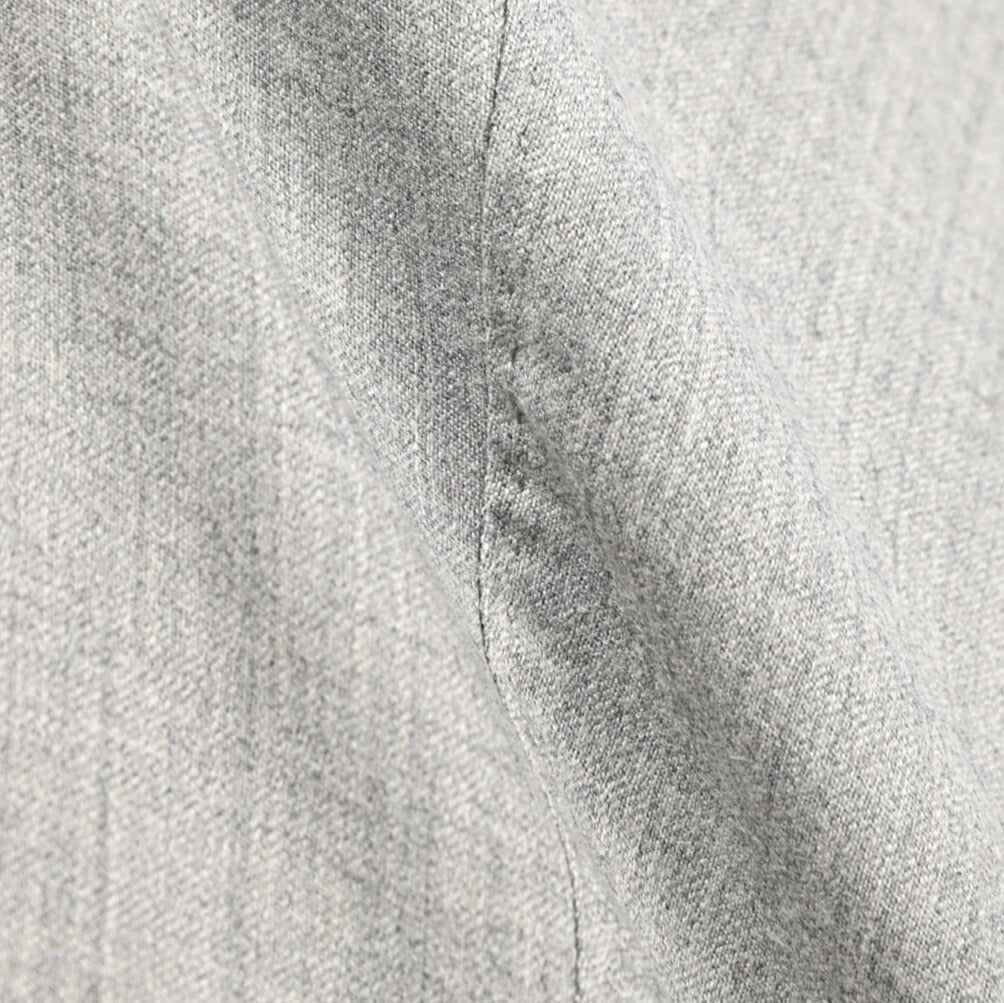 BERWICH “LUX VULCANO” カシミヤ混ウール ノータックスラックス ライトグレー(lt grey) 46 | GUARDAROBA MILANO OFFICIAL STORE