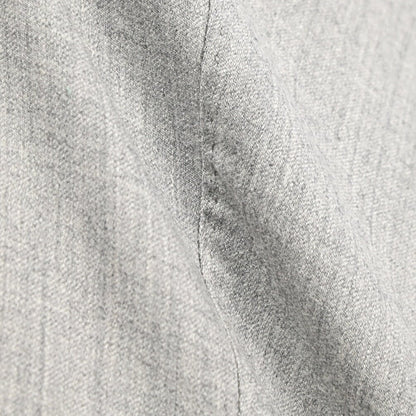 BERWICH “LUX VULCANO” カシミヤ混ウール ノータックスラックス ライトグレー(lt grey) 46 | GUARDAROBA MILANO OFFICIAL STORE