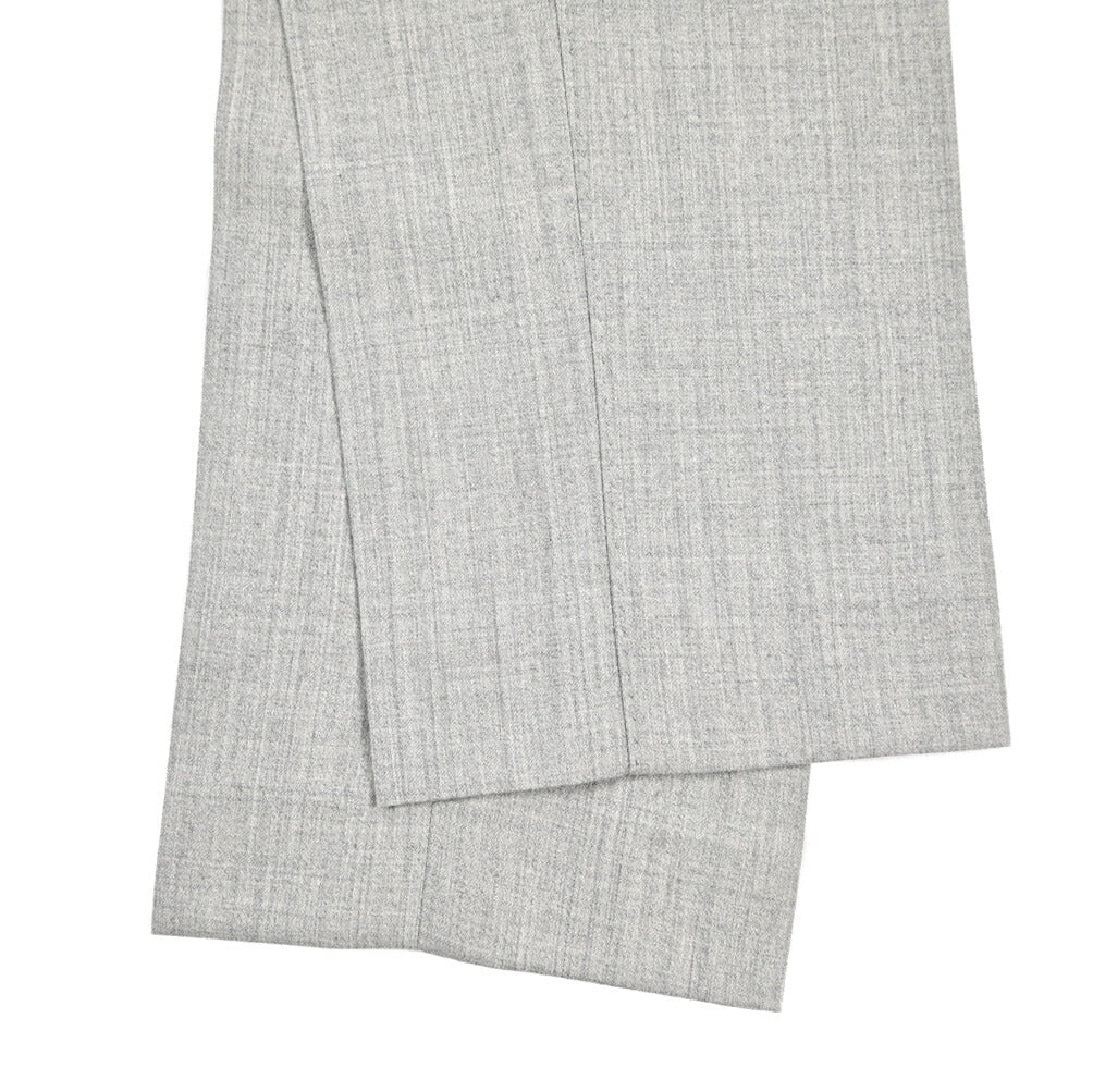 BERWICH “LUX VULCANO” カシミヤ混ウール ノータックスラックス ライトグレー(lt grey) 46 | GUARDAROBA MILANO OFFICIAL STORE