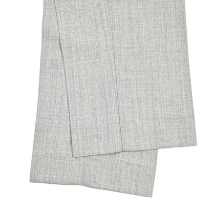 BERWICH “LUX VULCANO” カシミヤ混ウール ノータックスラックス ライトグレー(lt grey) 46 | GUARDAROBA MILANO OFFICIAL STORE