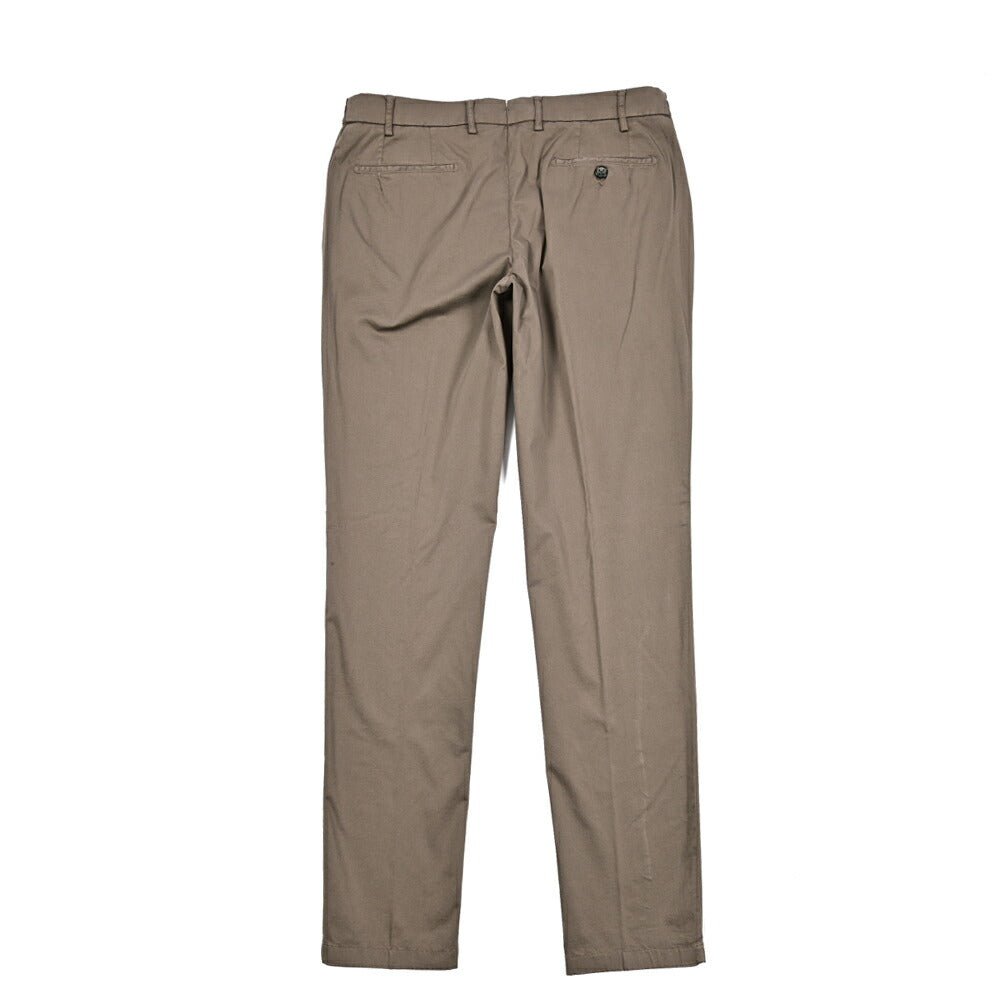 BERWICH "MOELLO ELAX GD" ストレッチコットン ノータックスリムパンツ｜425451 - 50｜GUARDAROBA MILANO OFFICIAL STORE