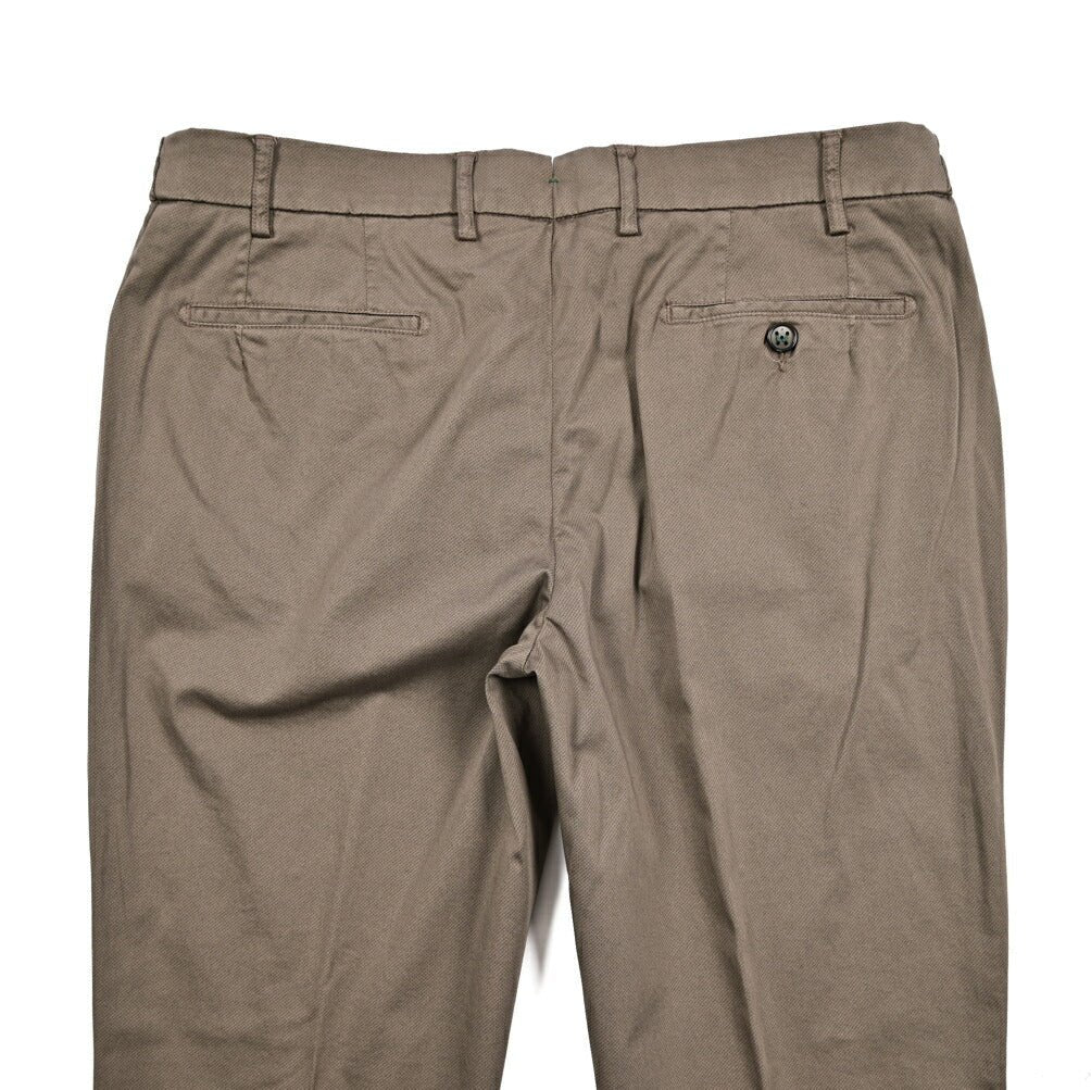 BERWICH "MOELLO ELAX GD" ストレッチコットン ノータックスリムパンツ｜425451 - 50｜GUARDAROBA MILANO OFFICIAL STORE