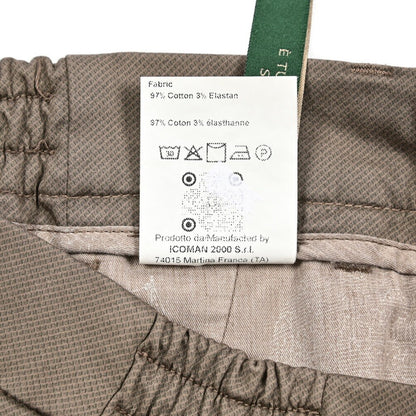 BERWICH "MOELLO ELAX GD" ストレッチコットン ノータックスリムパンツ｜425451 - 50｜GUARDAROBA MILANO OFFICIAL STORE