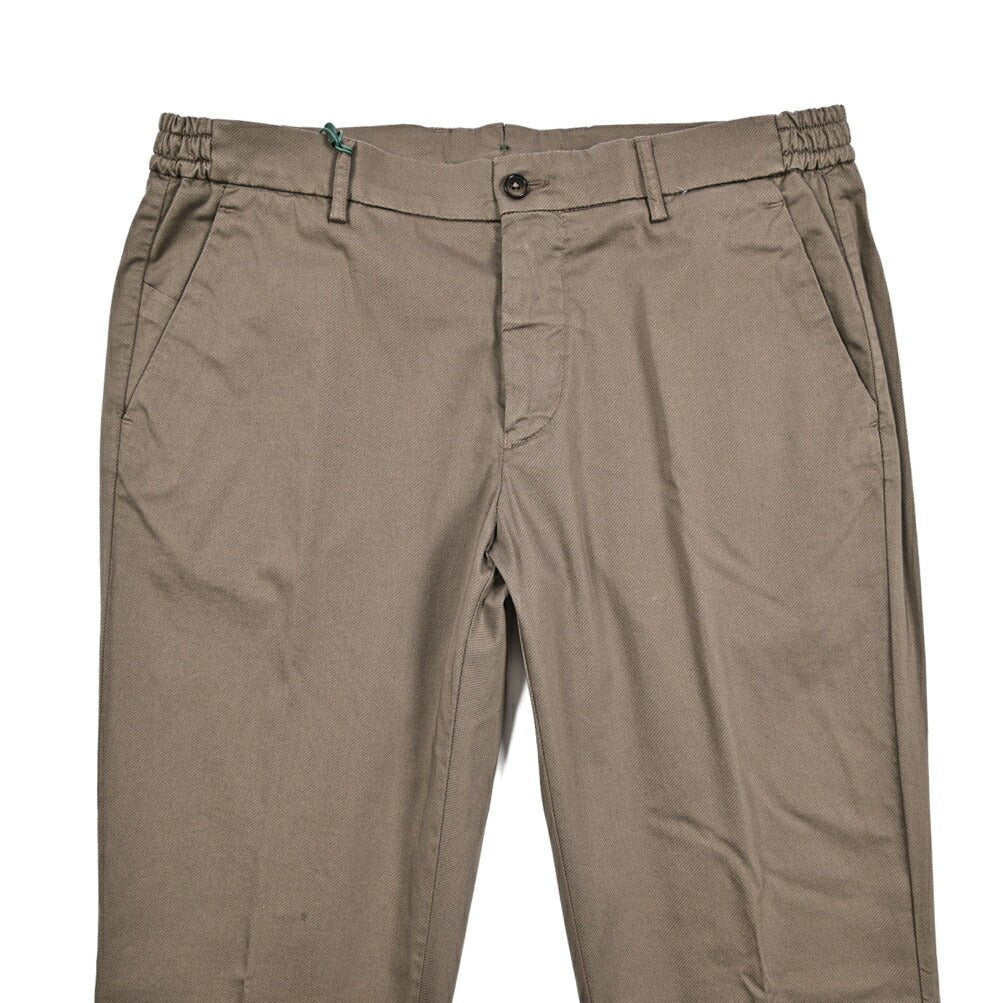 BERWICH "MOELLO ELAX GD" ストレッチコットン ノータックスリムパンツ｜425451 - 50｜GUARDAROBA MILANO OFFICIAL STORE