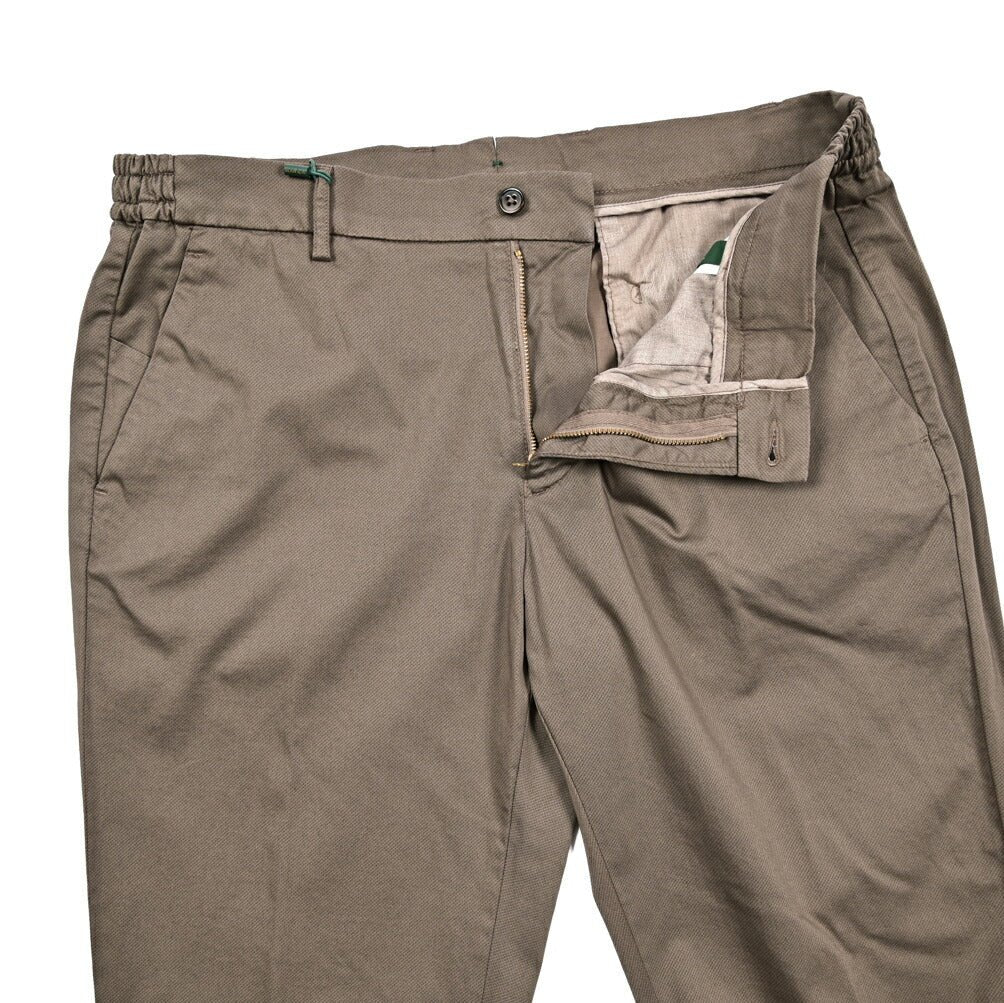 BERWICH "MOELLO ELAX GD" ストレッチコットン ノータックスリムパンツ｜425451 - 50｜GUARDAROBA MILANO OFFICIAL STORE