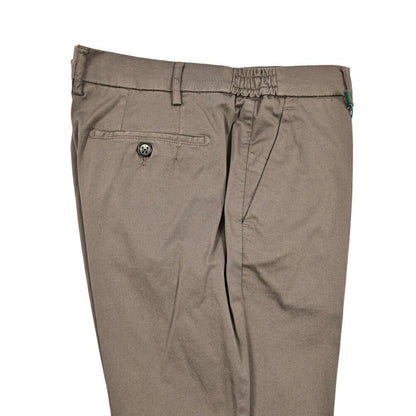 BERWICH "MOELLO ELAX GD" ストレッチコットン ノータックスリムパンツ｜425451 - 50｜GUARDAROBA MILANO OFFICIAL STORE