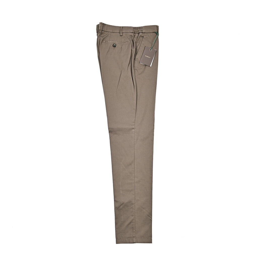 BERWICH "MOELLO ELAX GD" ストレッチコットン ノータックスリムパンツ｜425451 - 50｜GUARDAROBA MILANO OFFICIAL STORE