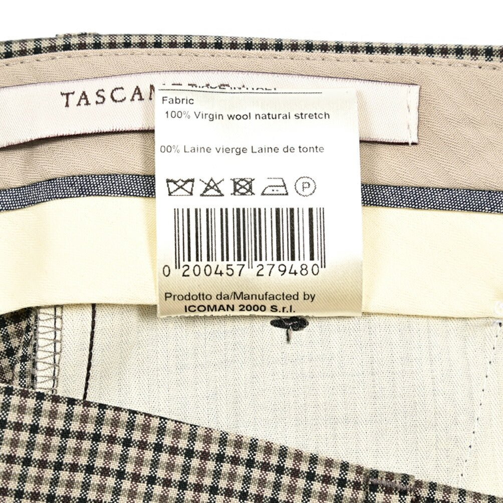 BERWICH "MORELLO" ヴァージンウール100% ノータックスリムスラックス｜424414 - 46｜GUARDAROBA MILANO OFFICIAL STORE