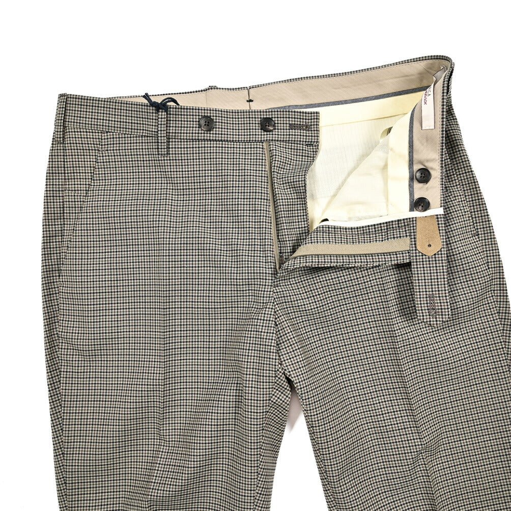 BERWICH "MORELLO" ヴァージンウール100% ノータックスリムスラックス｜424414 - 46｜GUARDAROBA MILANO OFFICIAL STORE