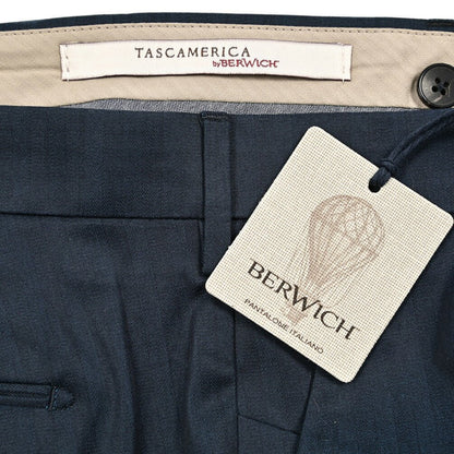 BERWICH "MORELLO" コットン100% ノータックスリムパンツ (ソラーロ)｜424590 - 46｜GUARDAROBA MILANO OFFICIAL STORE