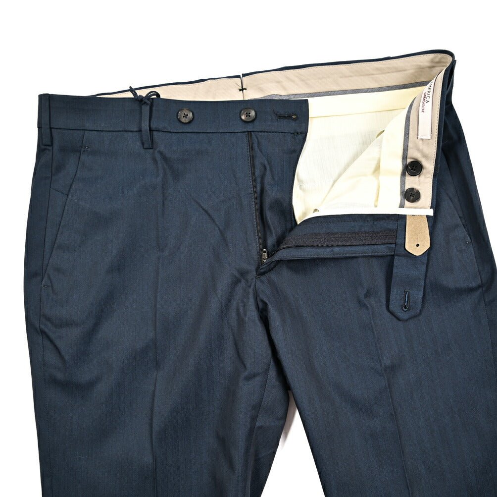BERWICH "MORELLO" コットン100% ノータックスリムパンツ (ソラーロ)｜424590 - 46｜GUARDAROBA MILANO OFFICIAL STORE