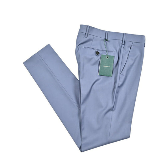 BERWICH "MORELLO" ウール100% ノータックスリムスラックス パープル(lt violet) 46 | GUARDAROBA MILANO OFFICIAL STORE
