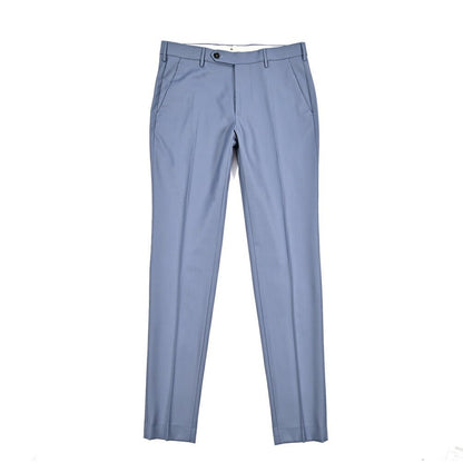 BERWICH "MORELLO" ウール100% ノータックスリムスラックス パープル(lt violet) 46 | GUARDAROBA MILANO OFFICIAL STORE