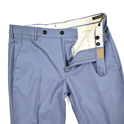 BERWICH "MORELLO" ウール100% ノータックスリムスラックス パープル(lt violet) 46 | GUARDAROBA MILANO OFFICIAL STORE