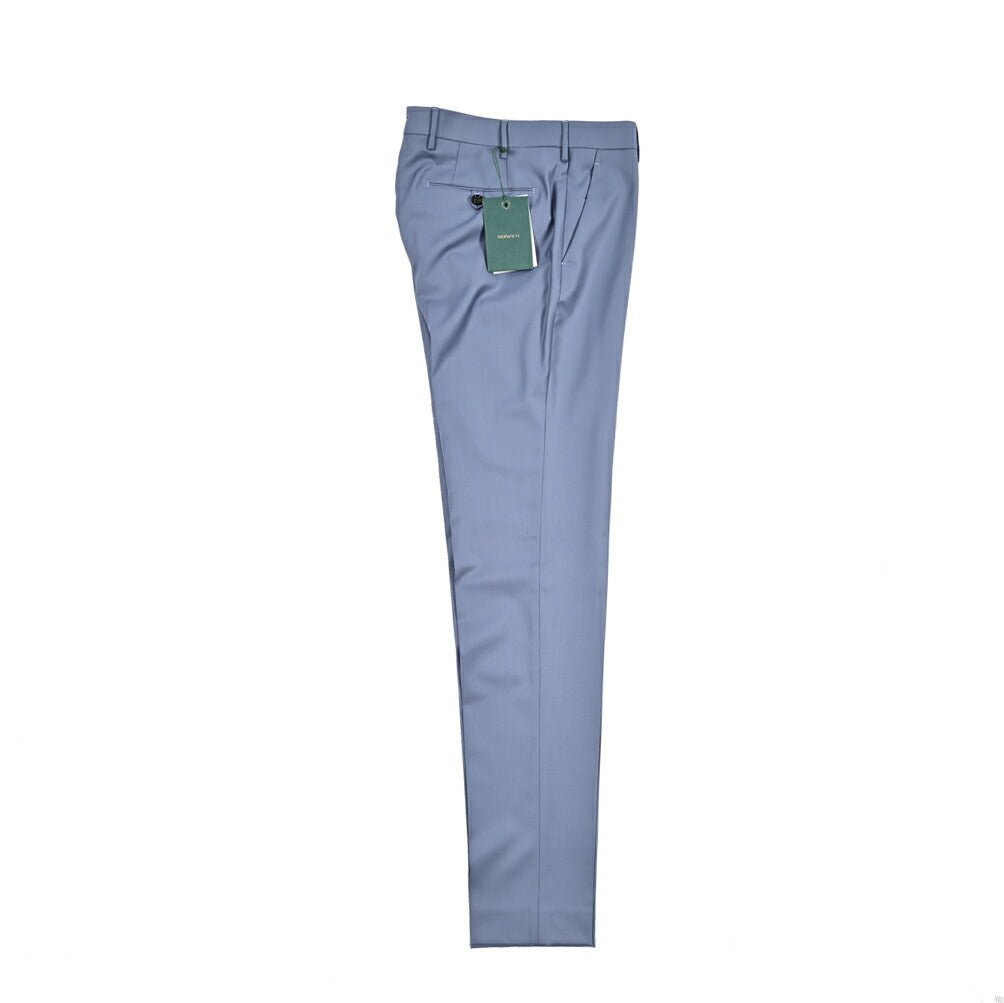 BERWICH "MORELLO" ウール100% ノータックスリムスラックス パープル(lt violet) 46 | GUARDAROBA MILANO OFFICIAL STORE