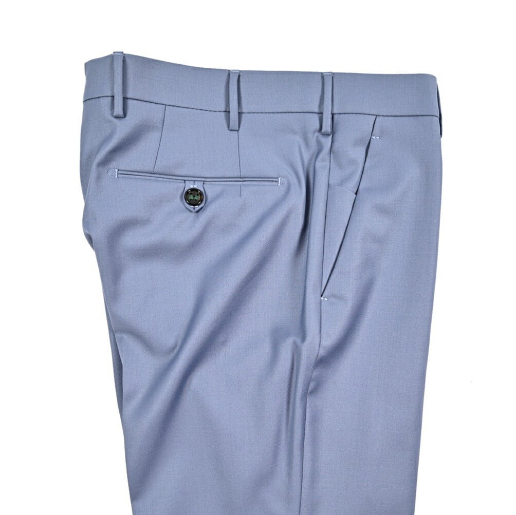 BERWICH "MORELLO" ウール100% ノータックスリムスラックス パープル(lt violet) 46 | GUARDAROBA MILANO OFFICIAL STORE