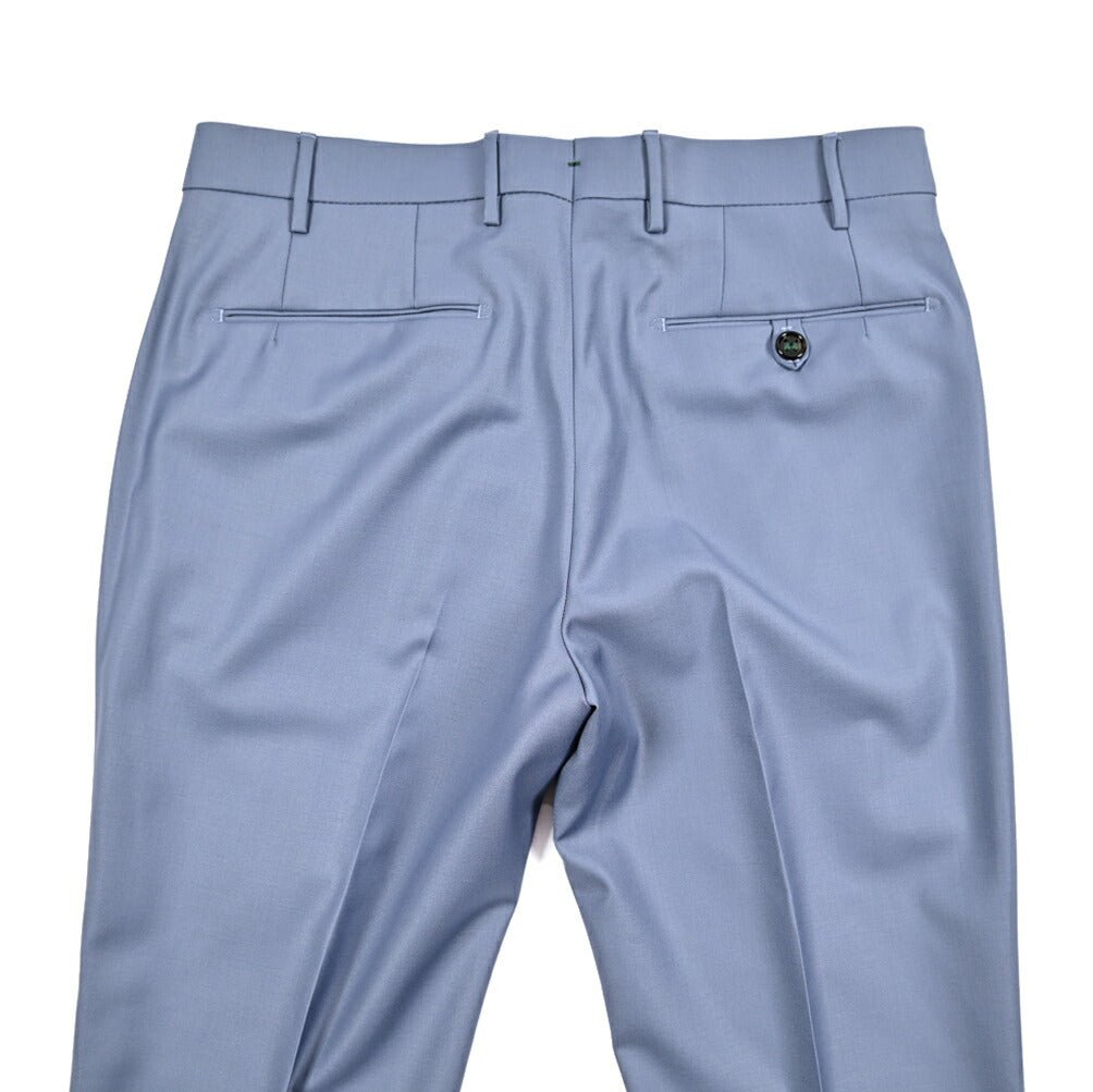 BERWICH "MORELLO" ウール100% ノータックスリムスラックス パープル(lt violet) 46 | GUARDAROBA MILANO OFFICIAL STORE
