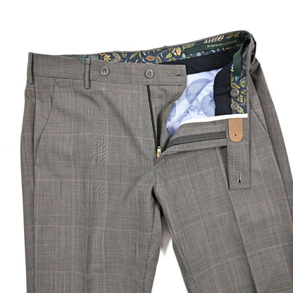 BERWICH "MORELLO" ヴァージンウール100% ノータックスラックス ブラウン(brown) 44 | GUARDAROBA MILANO OFFICIAL STORE