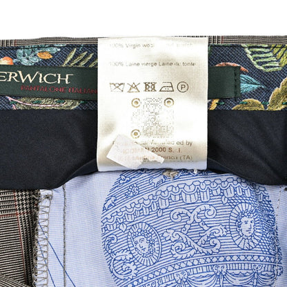 BERWICH "MORELLO" ヴァージンウール100% ノータックスラックス ブラウン(brown) 44 | GUARDAROBA MILANO OFFICIAL STORE