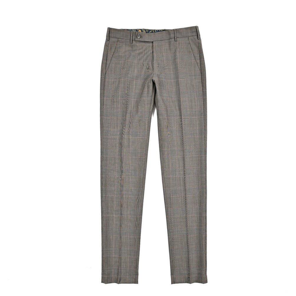 BERWICH "MORELLO" ヴァージンウール100% ノータックスラックス ブラウン(brown) 44 | GUARDAROBA MILANO OFFICIAL STORE