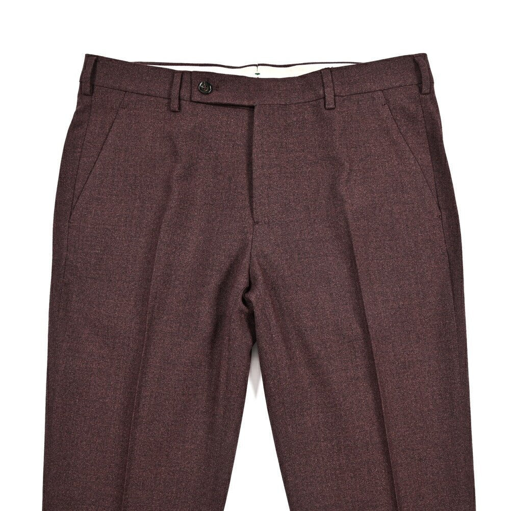 BERWICH “MORELLO” ヴァージンウール100% ノータックスラックス ワインレッド(red) 46 | GUARDAROBA MILANO OFFICIAL STORE